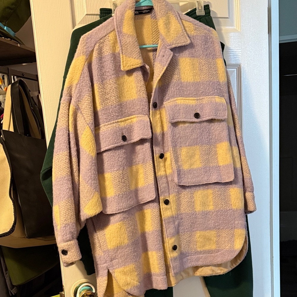 Zara oversized shacket